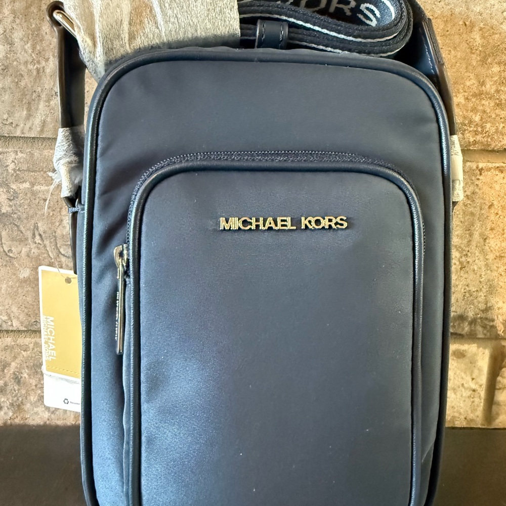Michael Kors Navy Travel Crossbody